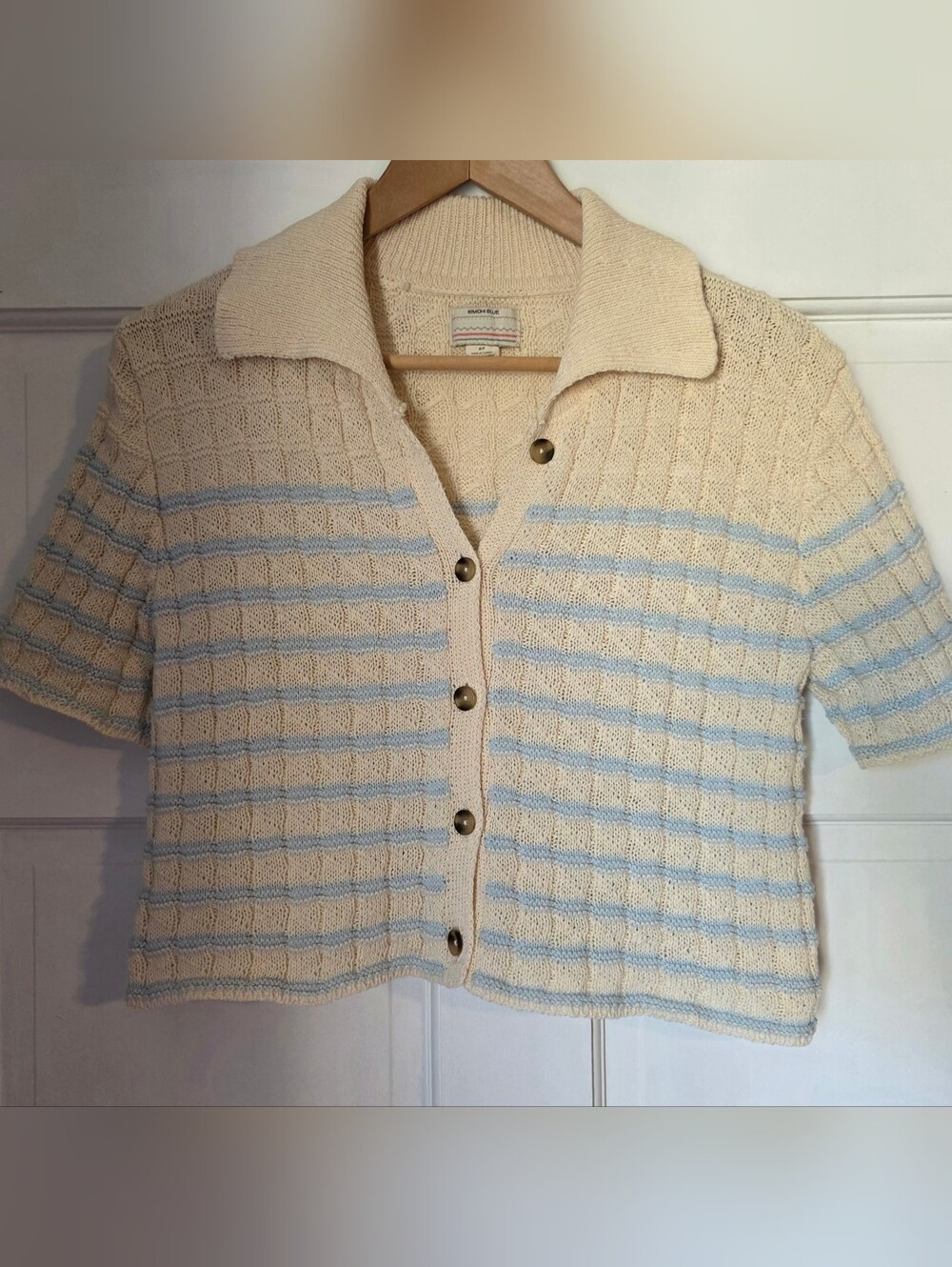 Kimchi Blue short-sleeve knit sweater